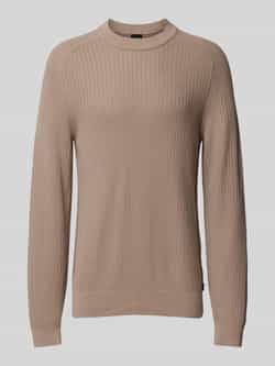 Boss Orange Gebreide pullover met ronde hals model 'Klincru'