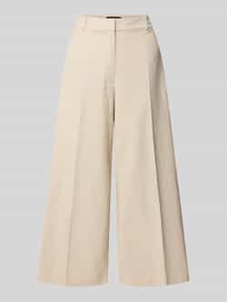 S.Oliver BLACK LABEL Wide leg culotte van een mix van lyocell en katoen