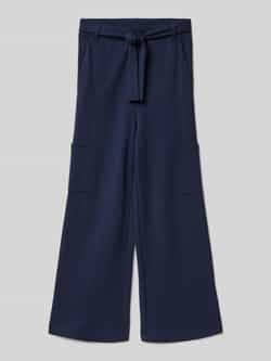 S.Oliver RED LABEL Loose fit wijde broek van viscosemix