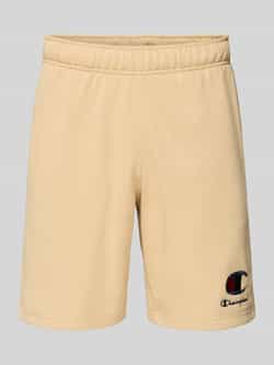 Champion Sweatshorts met logostitching en elastische band