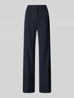 Review High waist stoffen broek met persplooien