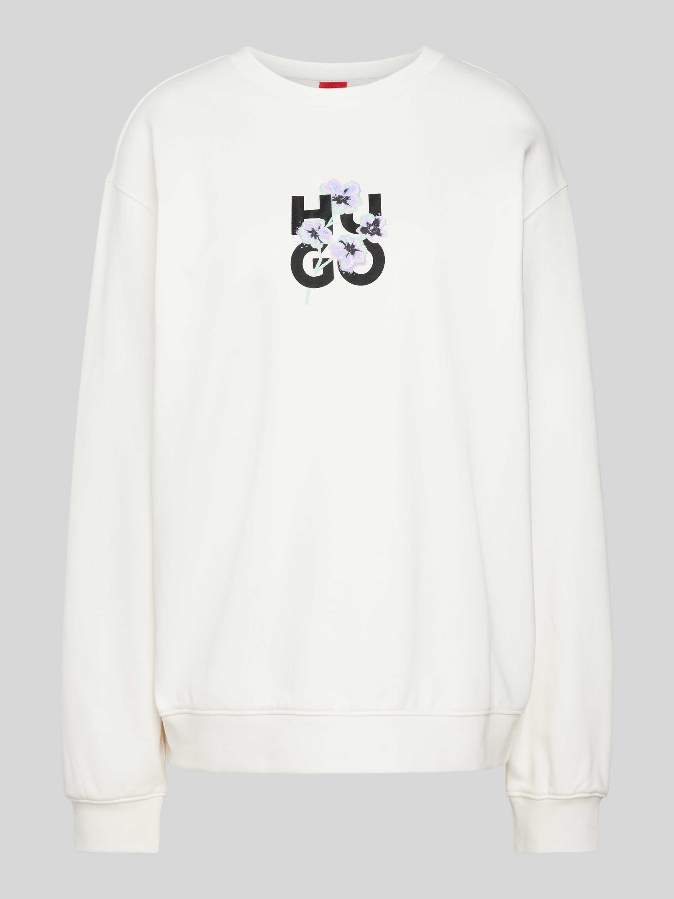 HUGO Sweatshirt met labelprint