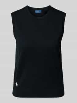 Polo Ralph Lauren Spencer met logostitching en ronde hals
