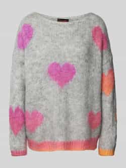 Miss goodlife Gebreide pullover met extra brede schouders
