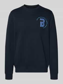 Blend Sweatshirt met labeldetail model 'FLORIAN'