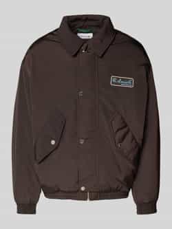 Lacoste Regular fit bomberjack met platte kraag