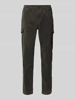 Replay Regular fit corduroy broek met elastische band
