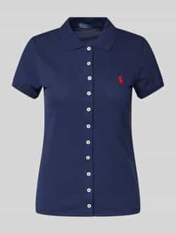 Polo Ralph Lauren Slim fit poloshirt met doorknoopsluiting