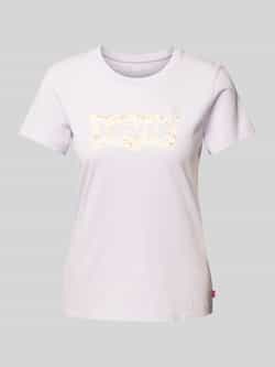 Levi's T-shirt met labelprint