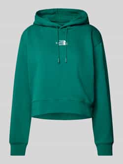 The North Face Groene Essential Crop Hoodie Sweaters Green Dames