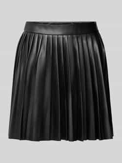 Vero Moda Minirok in leerlook model 'NAOMIELLY'