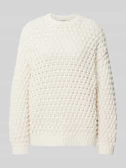 Jake*s Casual Gebreide pullover met ajourpatroon