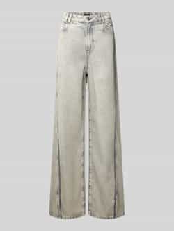 Boss Orange Wide leg jeans van een mix van katoen en lyocell model 'MARLENE'