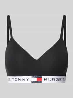 Tommy Hilfiger Bralette met elastische band met label model 'TH Heritage'