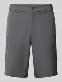 BOSS Green Regular fit korte broek met ceintuurlussen model 'Commuter'