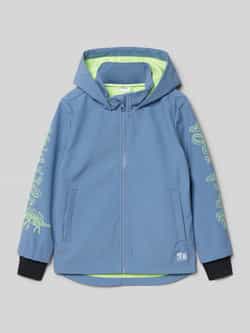 S.Oliver RED LABEL Regular fit softshell-jack met jersey-voering en contrasterende details