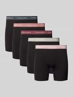 Calvin Klein Underwear Boxershort met elastische band met label in een set van 5 stuks