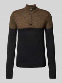 Blend Gebreide pullover met opstaande kraag