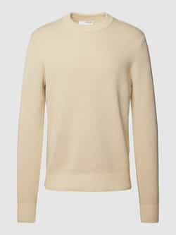 Selected Homme Gebreide pullover met ronde hals model 'TODD'