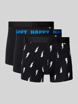 Happy Socks Boxershort met elastische band in een set van 3 stuks