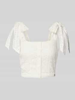 Pepe Jeans Regular fit blousetop van puur katoen
