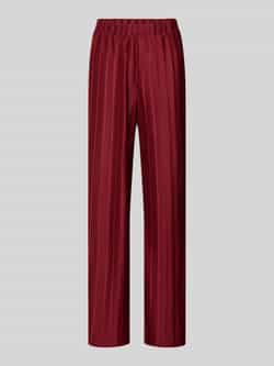 Vila Wide leg stoffen broek met plissévouwen model 'TAHLIA'