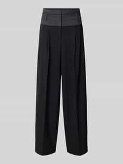 CAMBIO Stoffen broek met achterzakken model 'EVELIN'