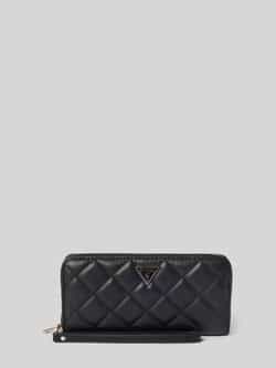 GUESS portemonnee Juliet SLG Zip Around Wallet Black zwart