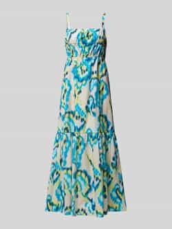 Comma Maxi-jurk met laagjeslook