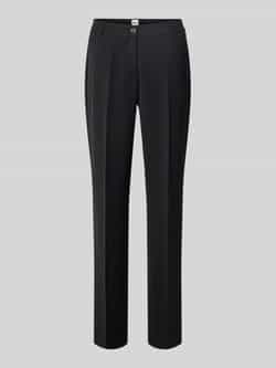 BRAX Straight fit stoffen broek met schapenwol model 'Maron'