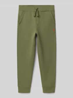 Polo Ralph Lauren Kids Sweatpants met labelstitching en steekzakken