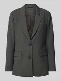 Selected Femme Klassieke Blazer in Donkergrijs Gemêleerd Gray Dames
