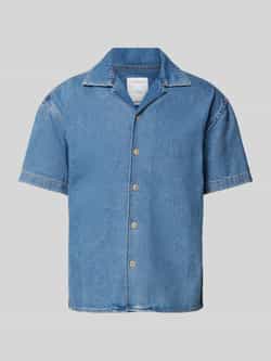 Jack & jones Regular fit jeansoverhemd met 1 2-mouwen model 'CABANA'