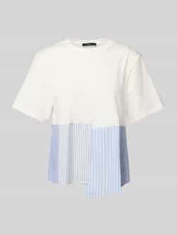 Weekend Max Mara T-shirt met geribde ronde hals