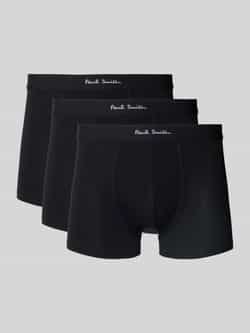 Paul Smith Boxershort met elastische band met logo in een set van 3 stuks