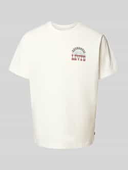 Levi's T-shirt met labelprint