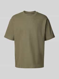 MCNEAL T-shirt met geribde ronde hals