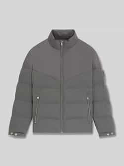 Boss Regular fit gewatteerd jack met geborsteld flanel model 'H-CLANELLO1'