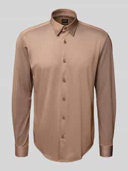 Boss Slim fit zakelijk overhemd van ademend materiaal