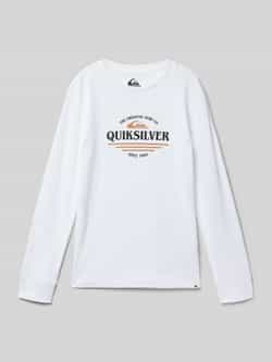 Quiksilver Shirt met lange mouwen en labelprint