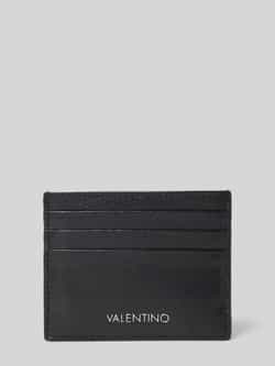 VALENTINO BAGS Pasjeshouder van echt leer met logo-applicatie