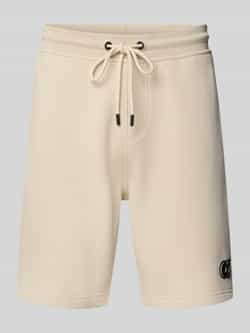 AlphaTauri Regular fit sweatshorts met logobadge model 'PHARS'