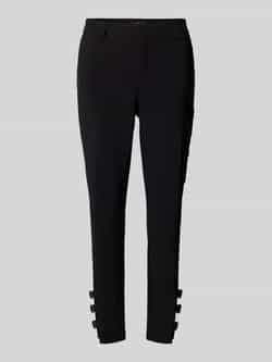 Monari Slim fit stoffen broek met cargozak