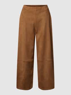 MaxMara Leisure Broek in leerlook model 'ALBORE'