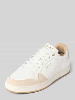 Replay Leren sneakers met labelprints model 'SMASH CHOICE'