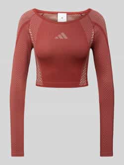 ADIDAS SPORTSWEAR Kort shirt met lange mouwen en labelprint
