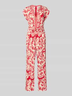 Jumpsuit met V-hals en steekzakken