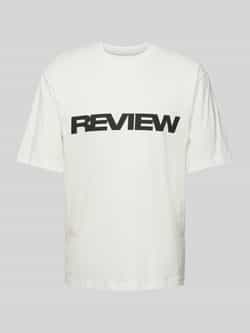 REVIEW T-shirt met labelprint