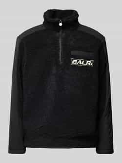 Balr. Regular fit fleecepullover met labelstitching model 'The Club'