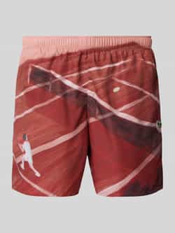 Lacoste Regular fit korte broek met labelbadge
